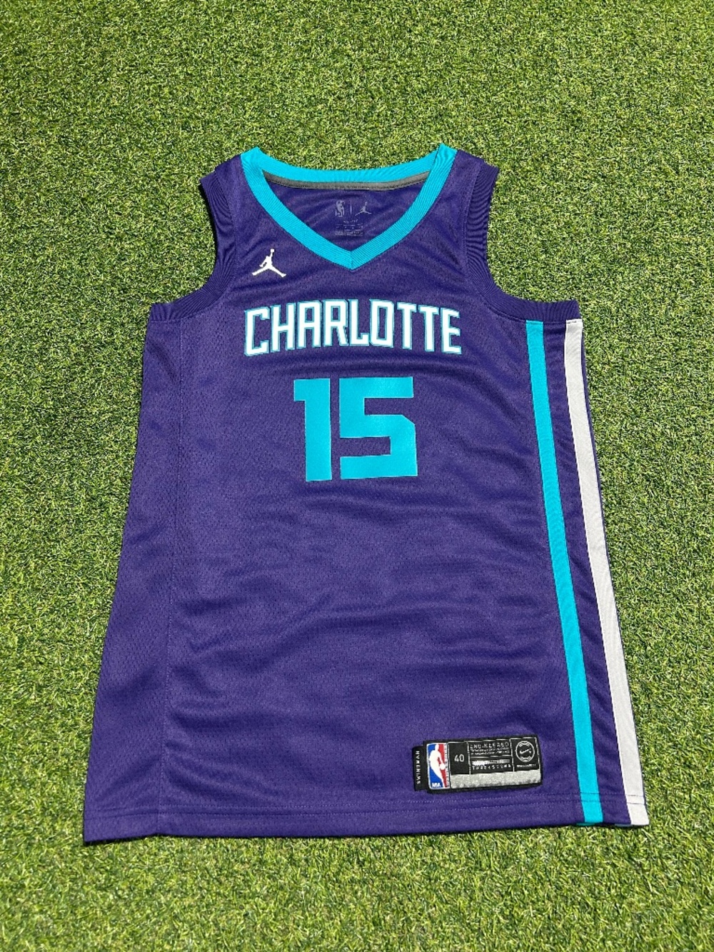 Mens Nike Air Jordan Charlotte Hornets Kemba Walker NBA Basketball Jersey